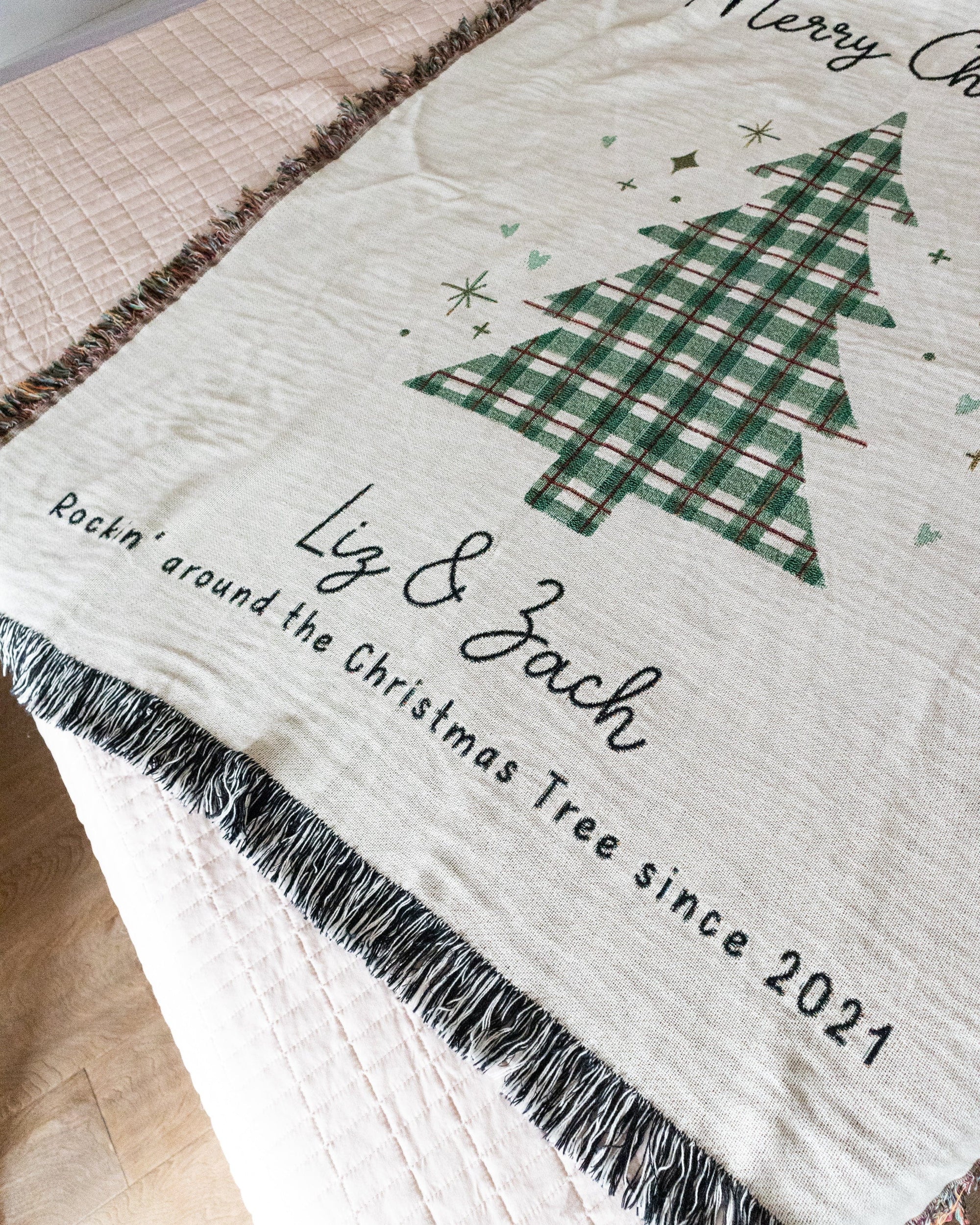 Personalized Christmas Blanket