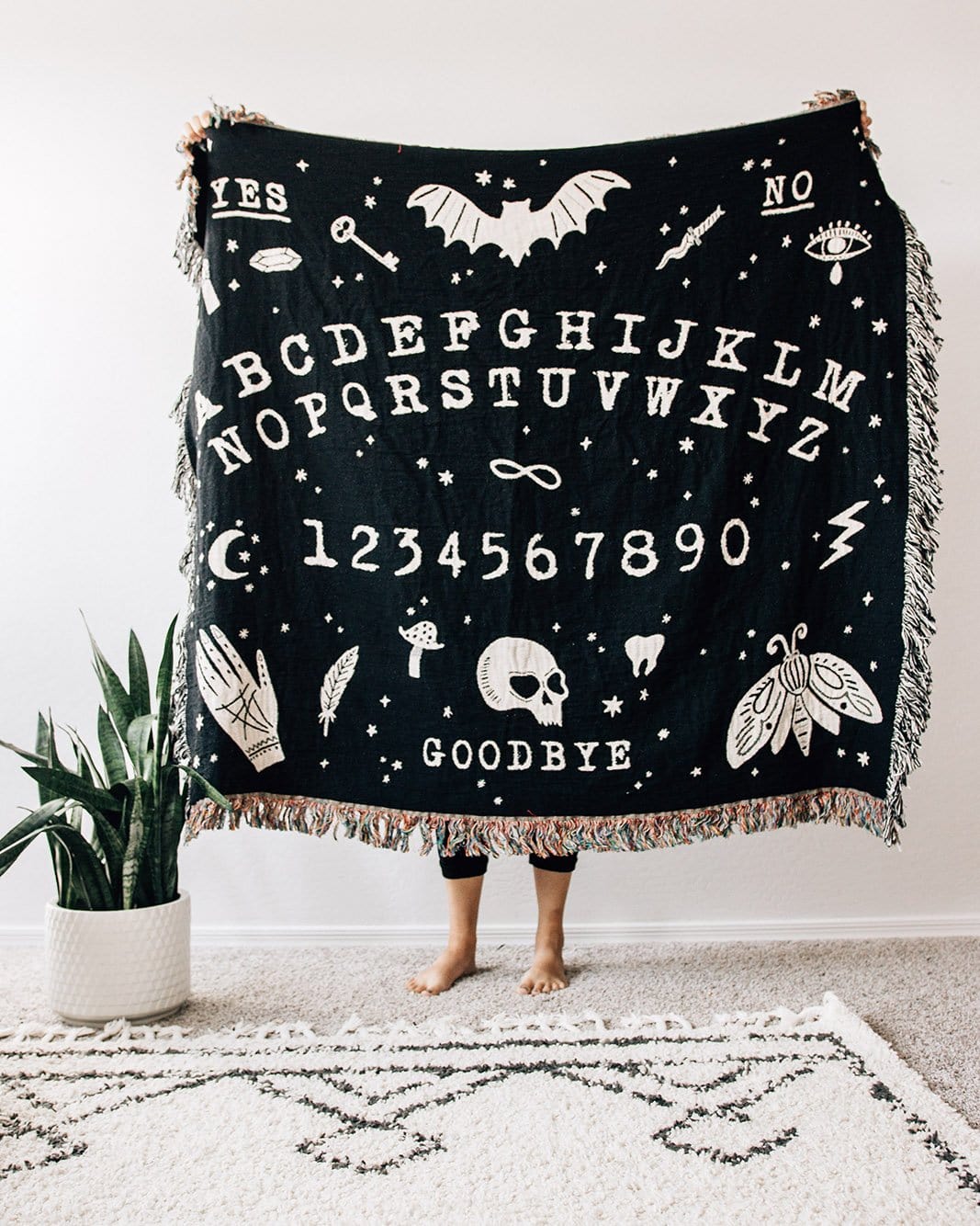 Ouija Board Throw Blanket