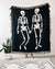 Skeleton Love Throw Blanket