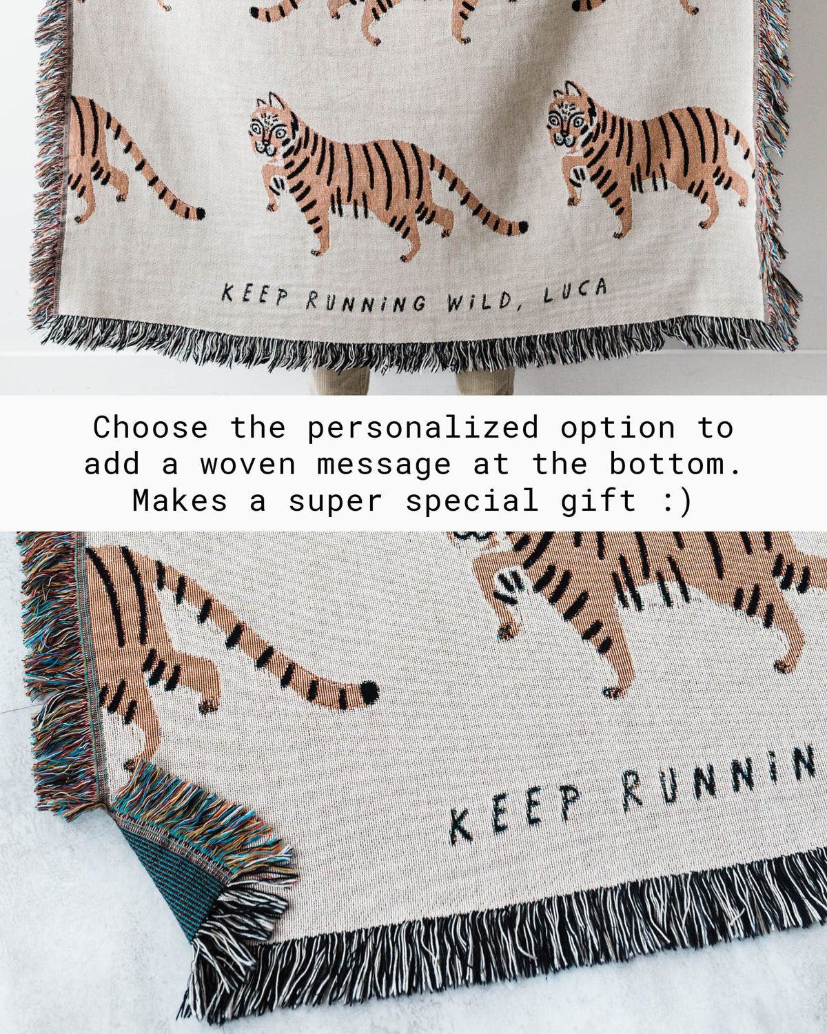 Tiger Throw Blanket