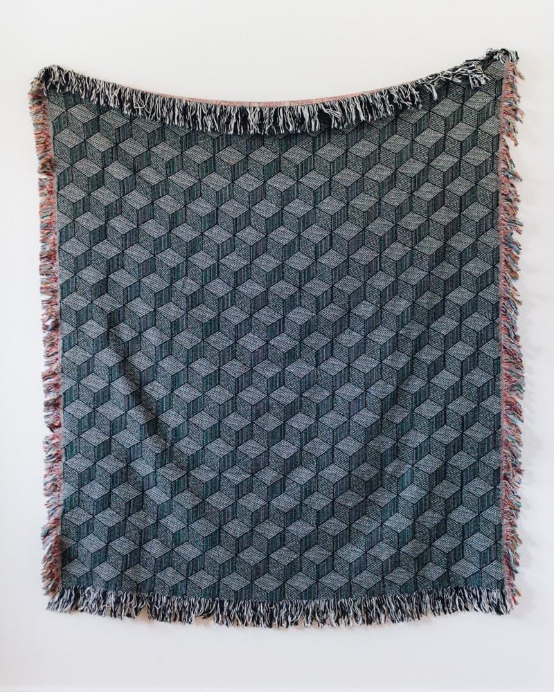 Geometric Woven Throw Blanket