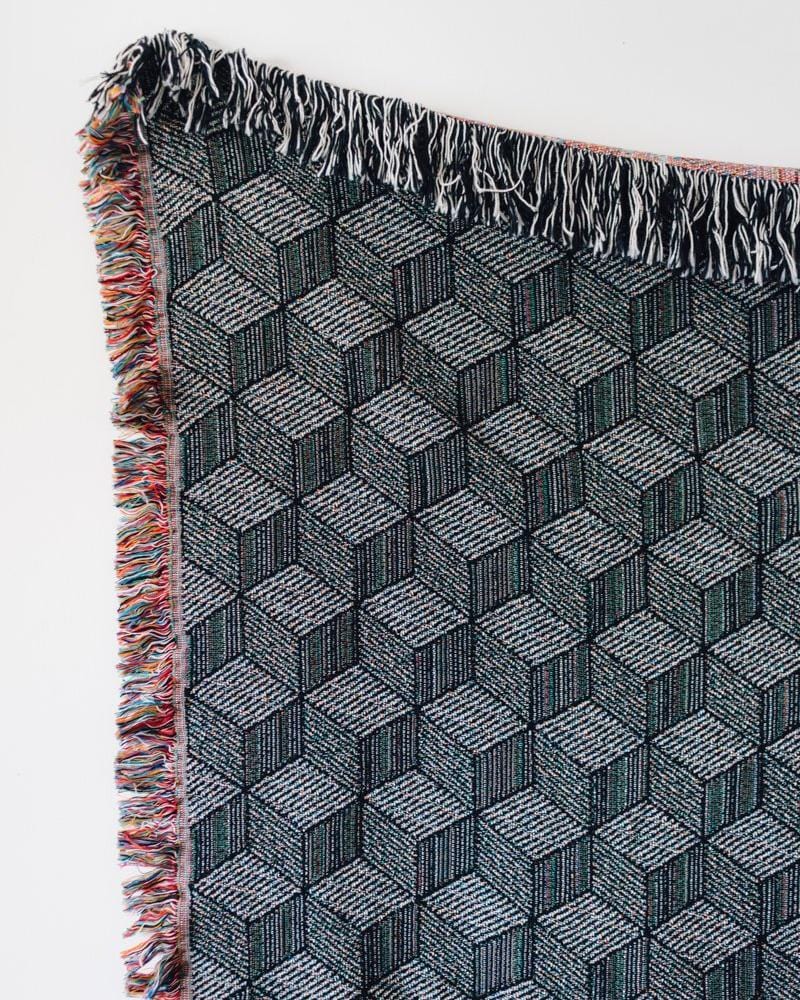 Geometric Woven Throw Blanket