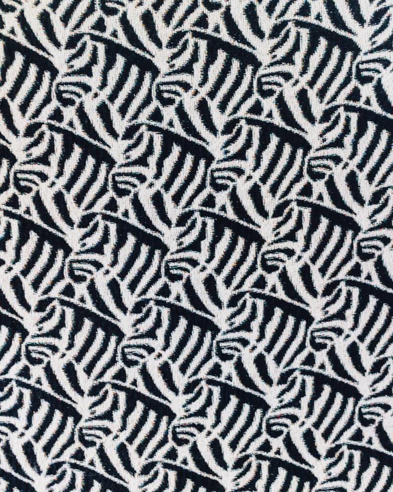 Zebra Woven Throw Blanket