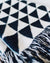 Black + White Triangles Throw Blanket