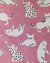 Pink Cats Throw Blanket