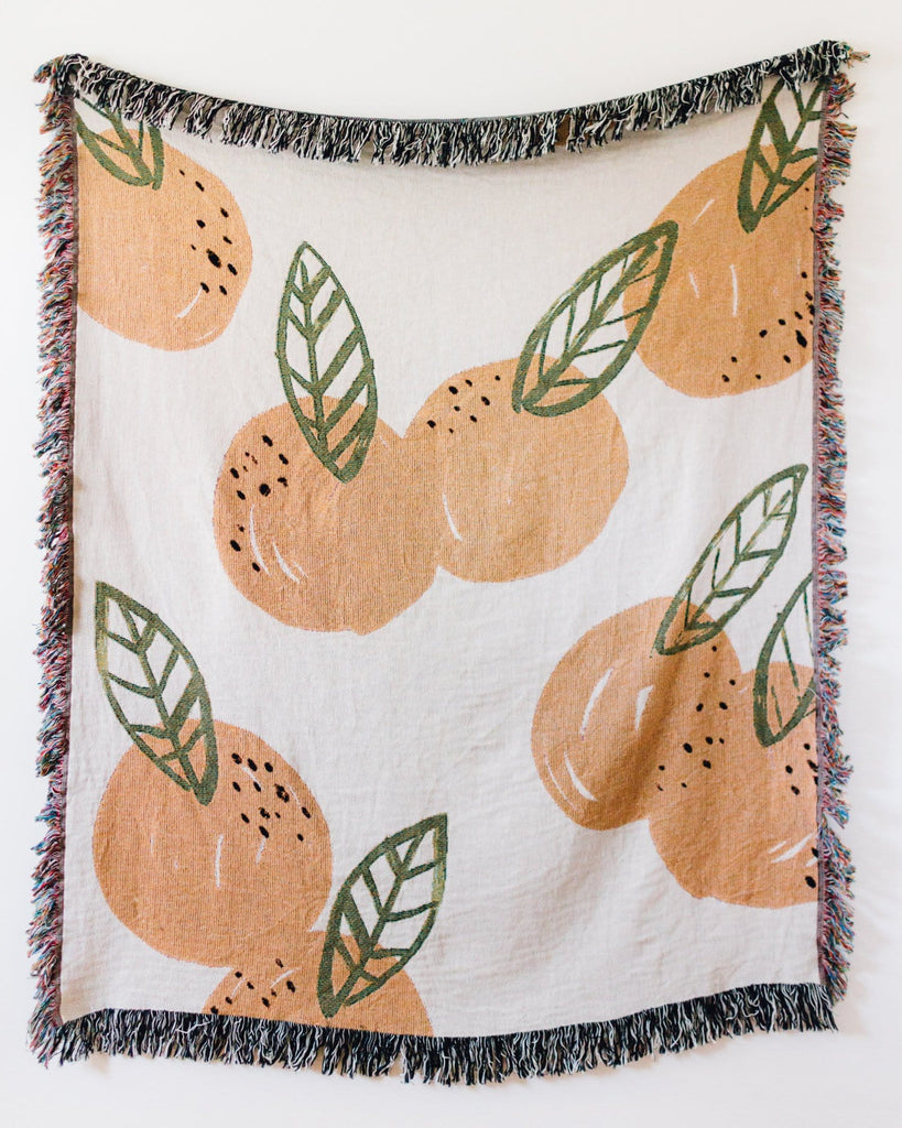 Peach colored best sale throw blanket