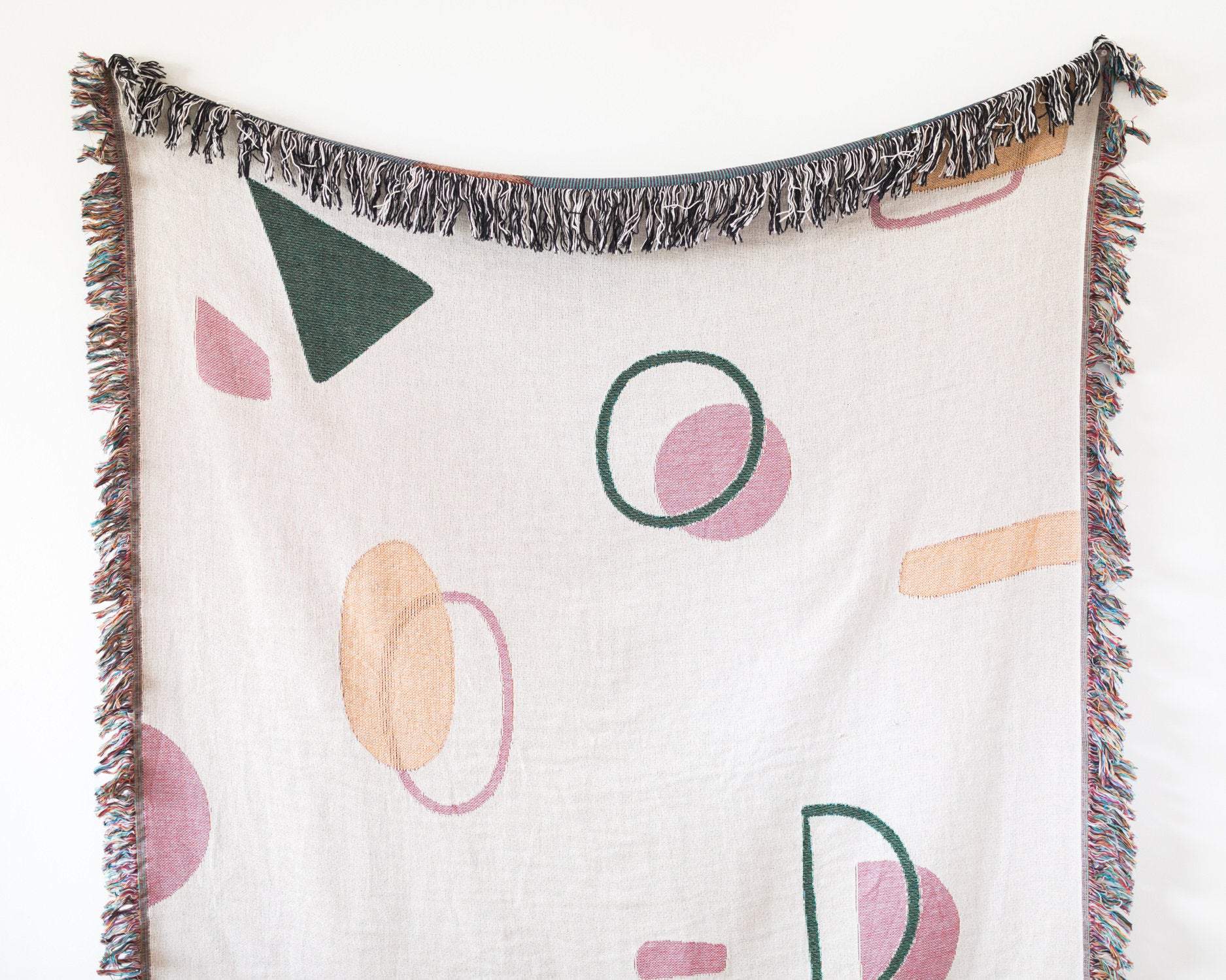 Abstract Woven Throw Blanket