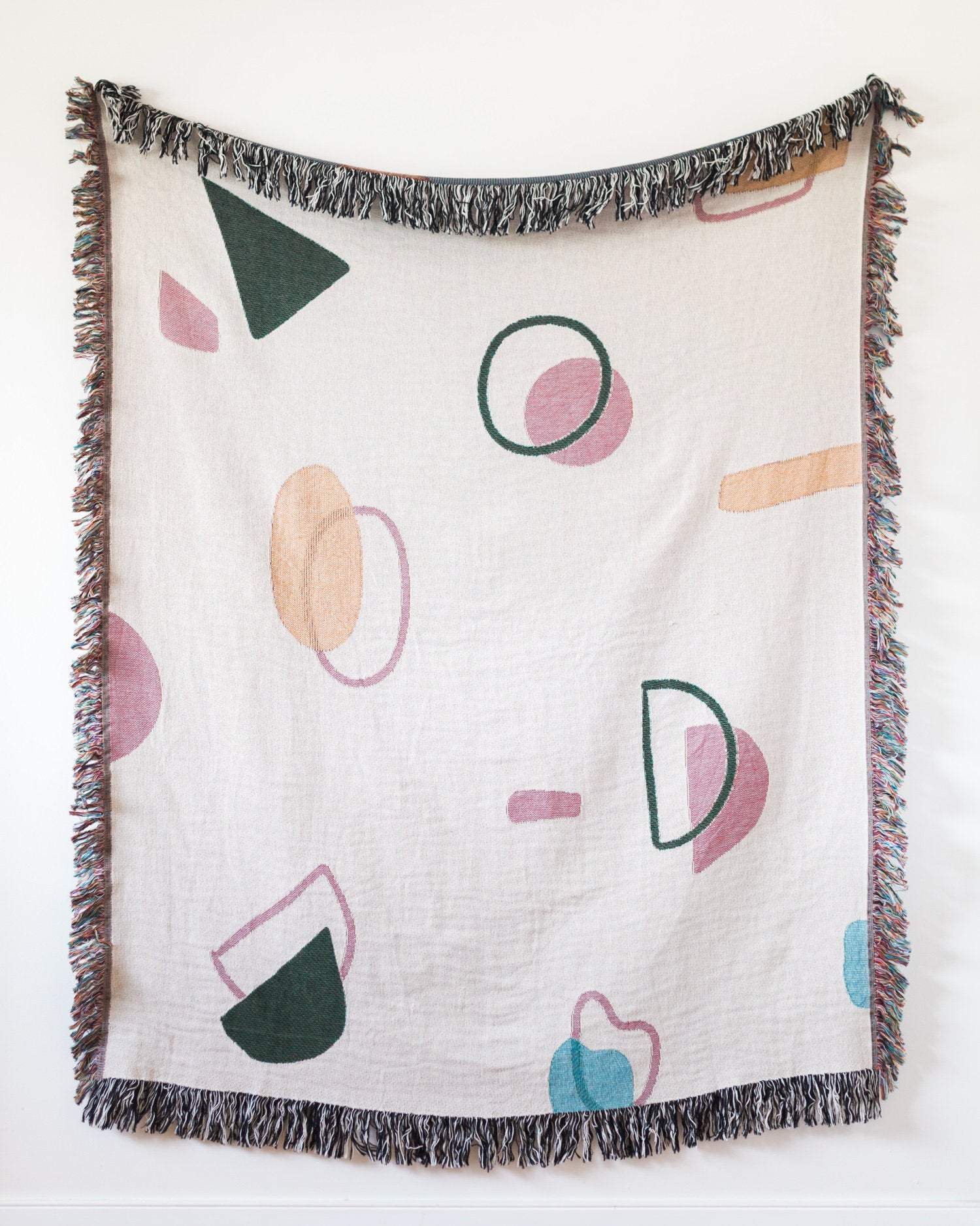 Abstract Woven Throw Blanket
