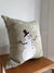 Christmas Pillow: Let It Snow Beige