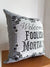 Halloween Pillow: Welcome Foolish Mortals