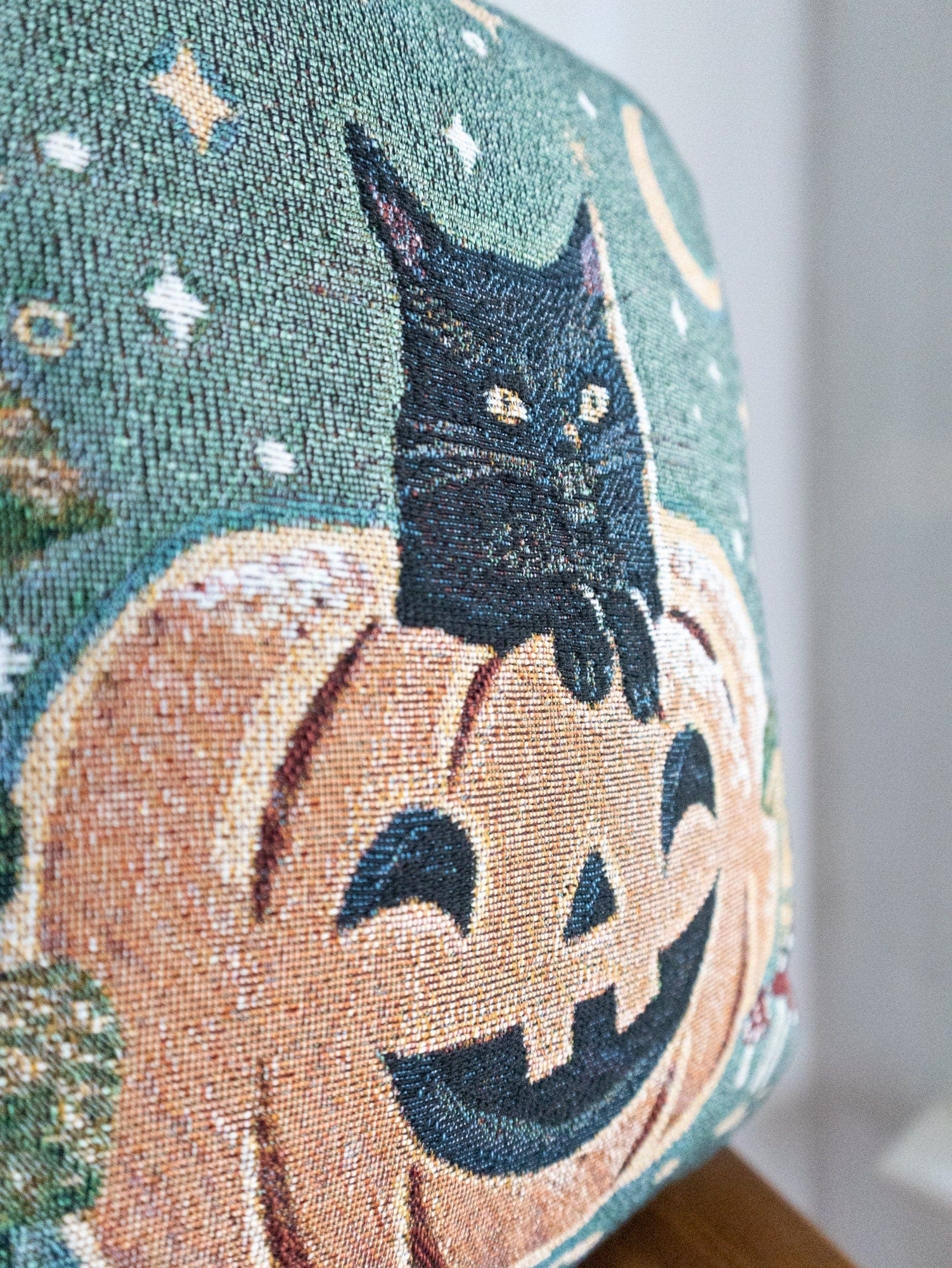 Halloween cat pillow best sale