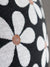 Flower Pillow: Black and White