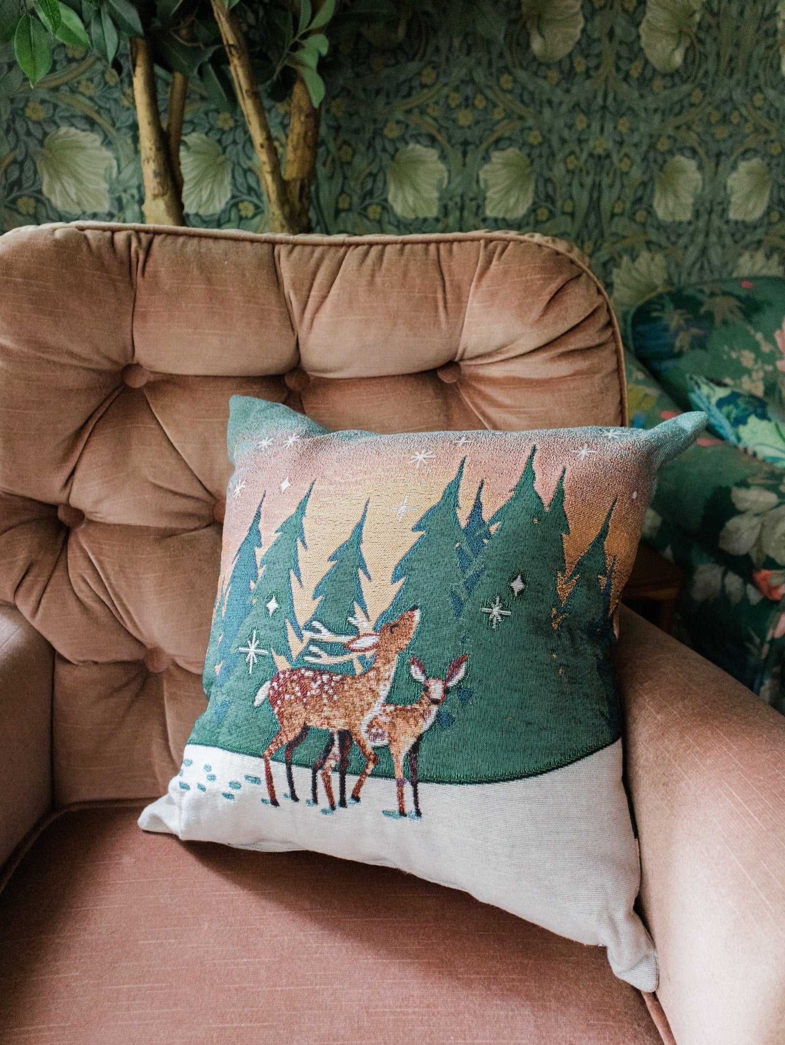 Winter Woodland Pillow