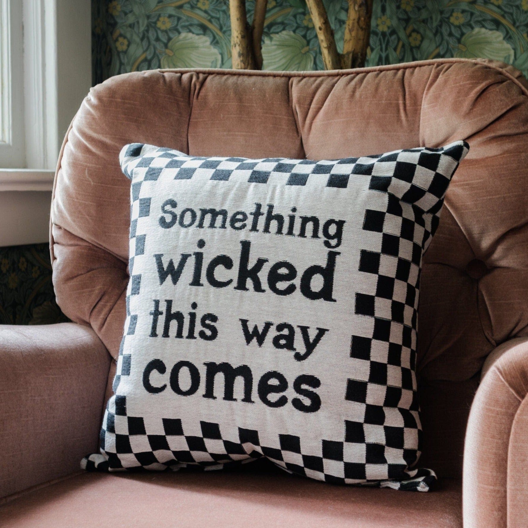 Halloween Pillow: Something Wicked