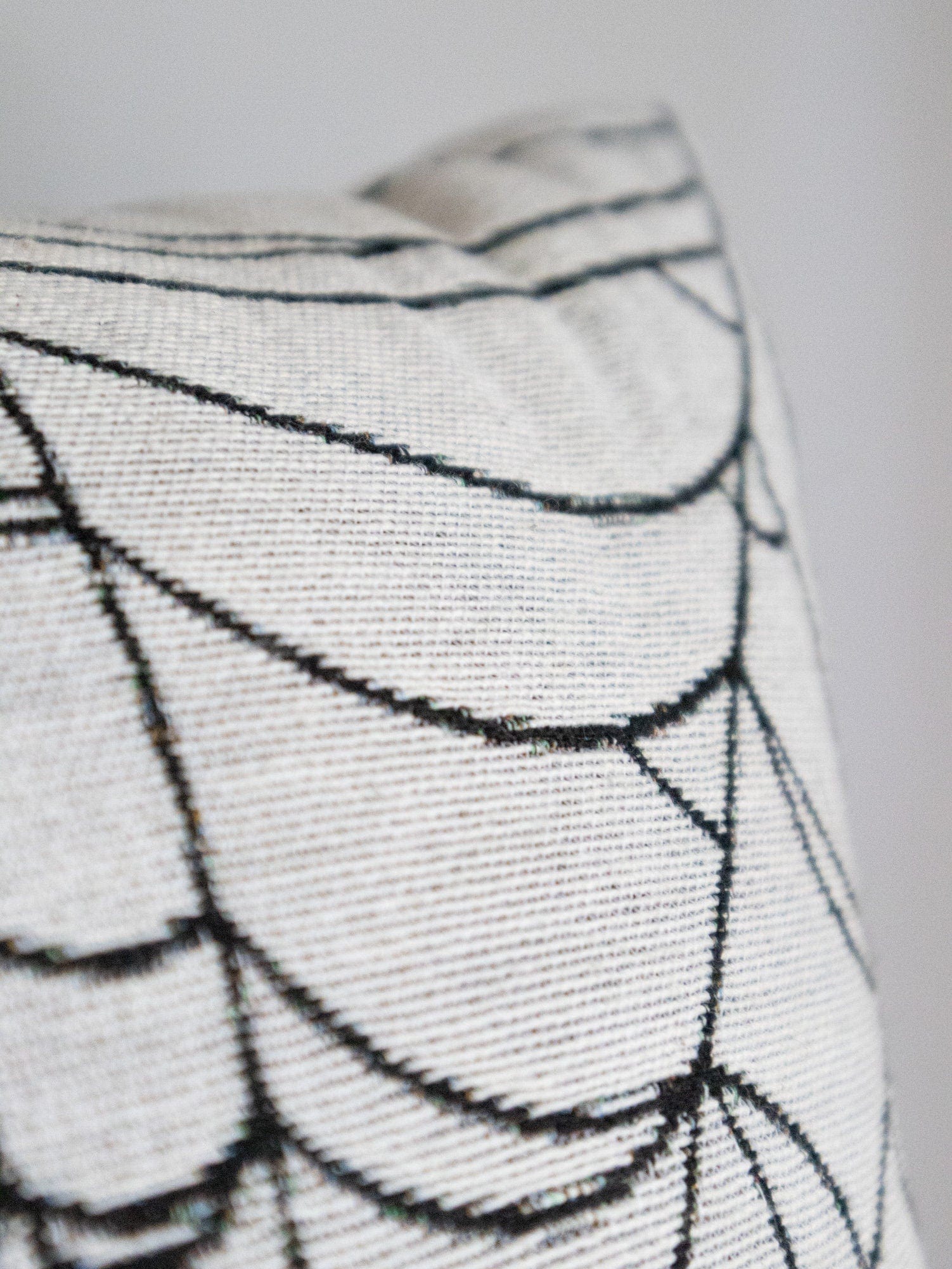 Halloween Pillow: White Spiderweb