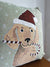 Christmas Dog Pillow: Yellow Lab