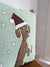 Christmas Dachshund Pillow