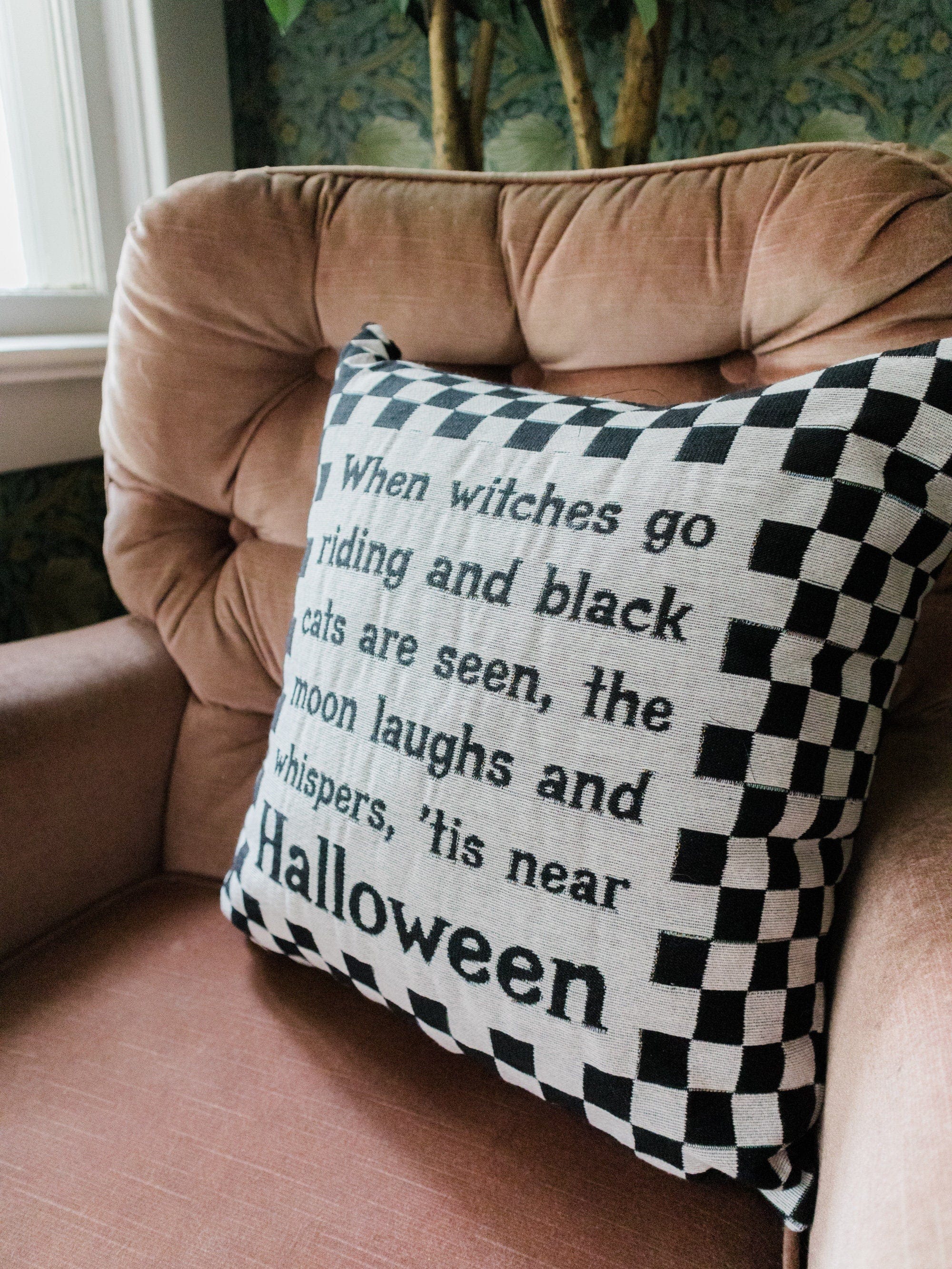 Halloween Pillow: When Witches Go Riding