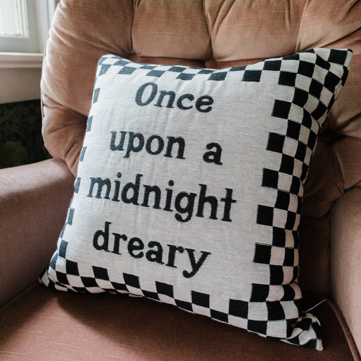 Halloween Pillow: Once Upon A Midnight Dreary