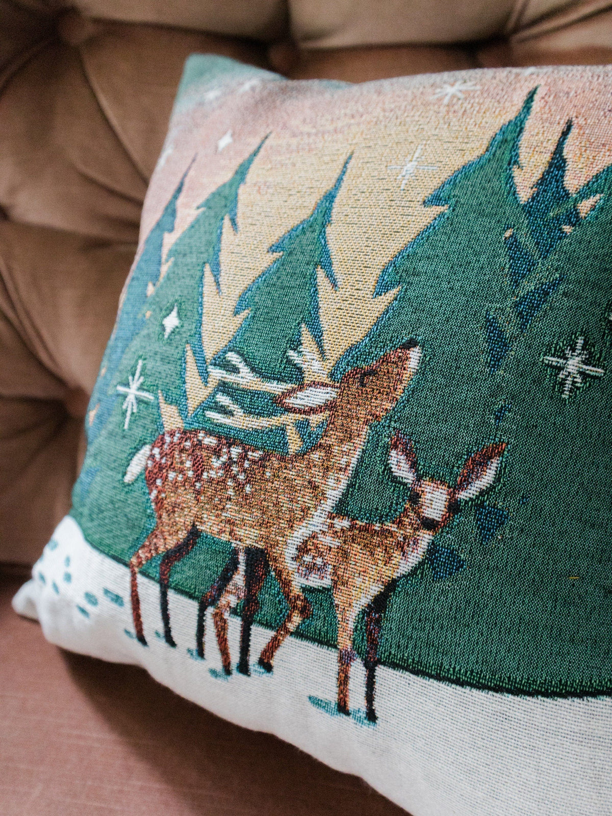 Winter Woodland Pillow