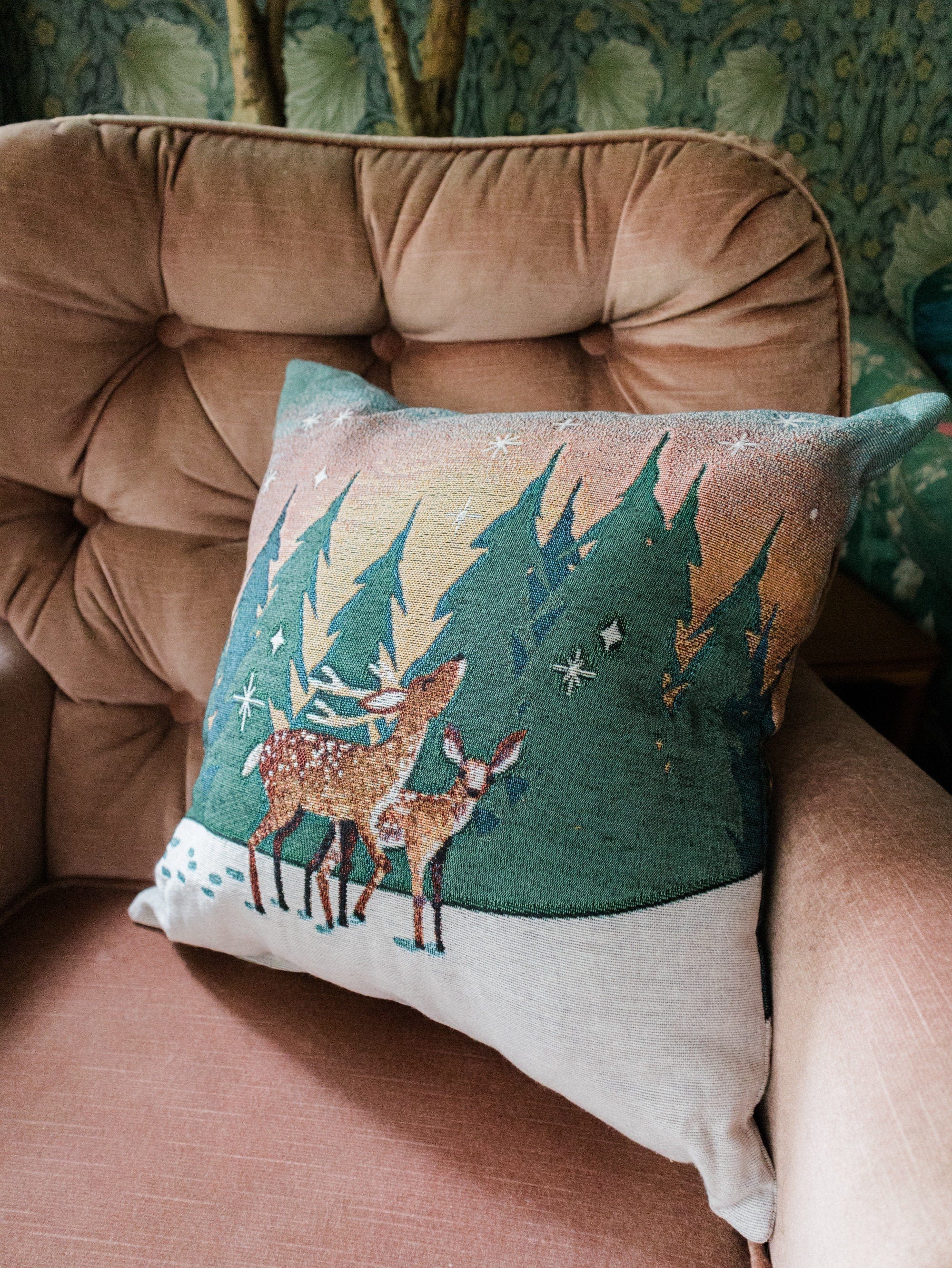 Winter Woodland Pillow