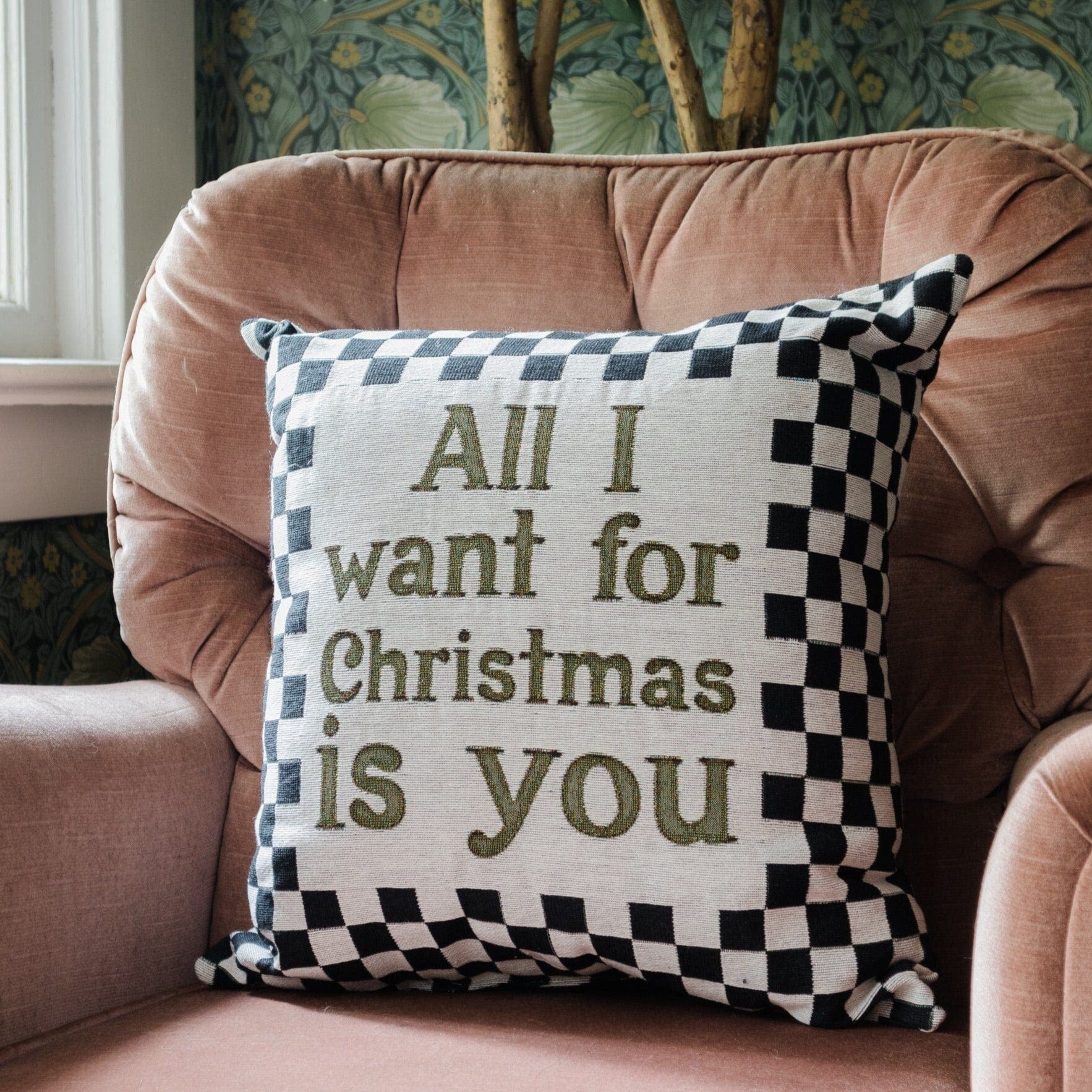 Christmas Pillow: All I Want is You